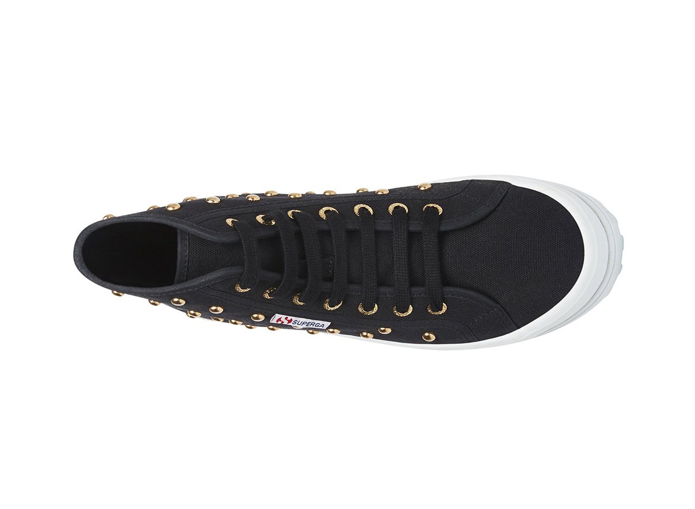 Superga Boots Womens - 2341 Alpina Studs - Black - JKYOR0153